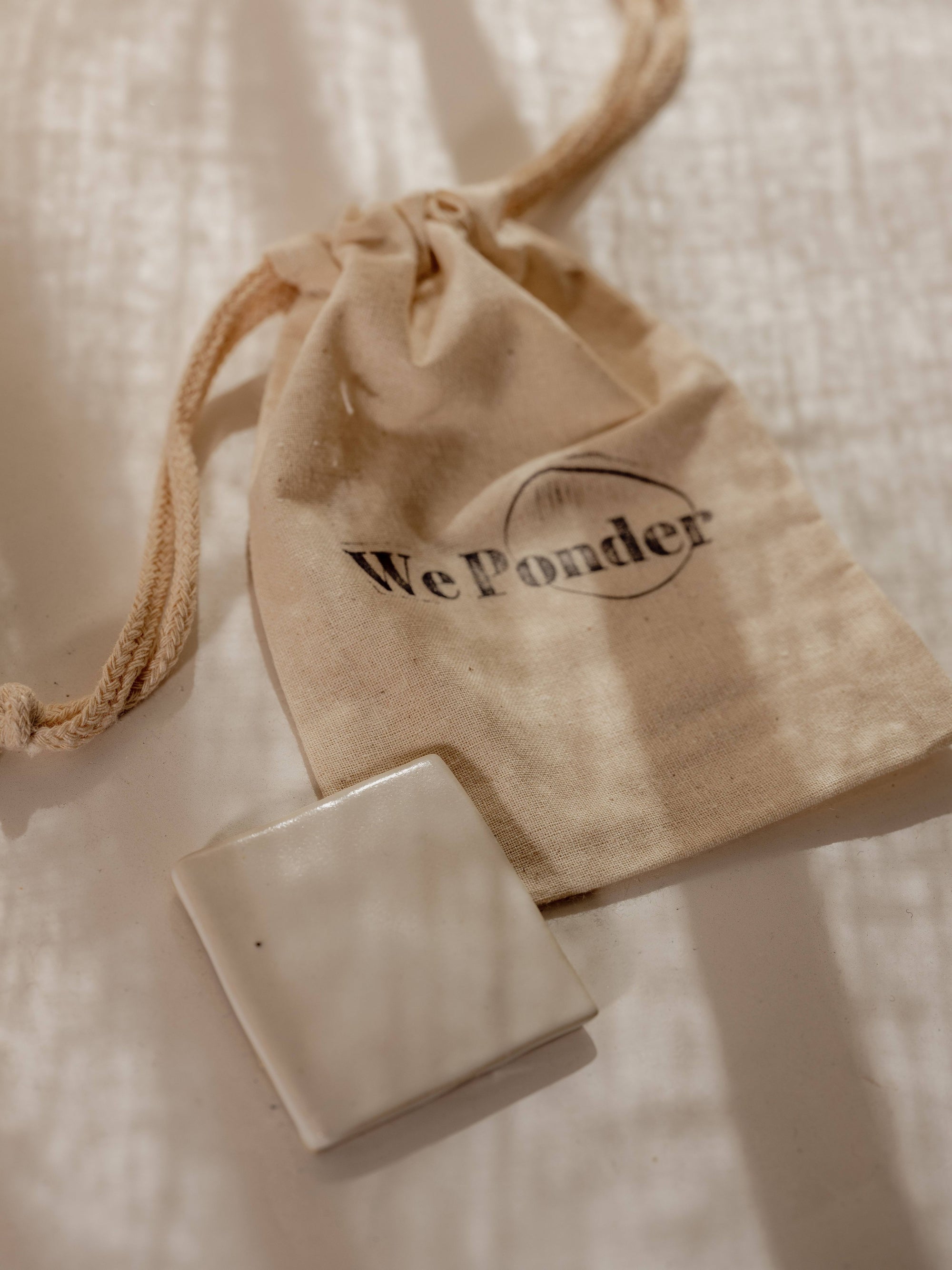 Eggshell White | Ceramic Sample Biscuit