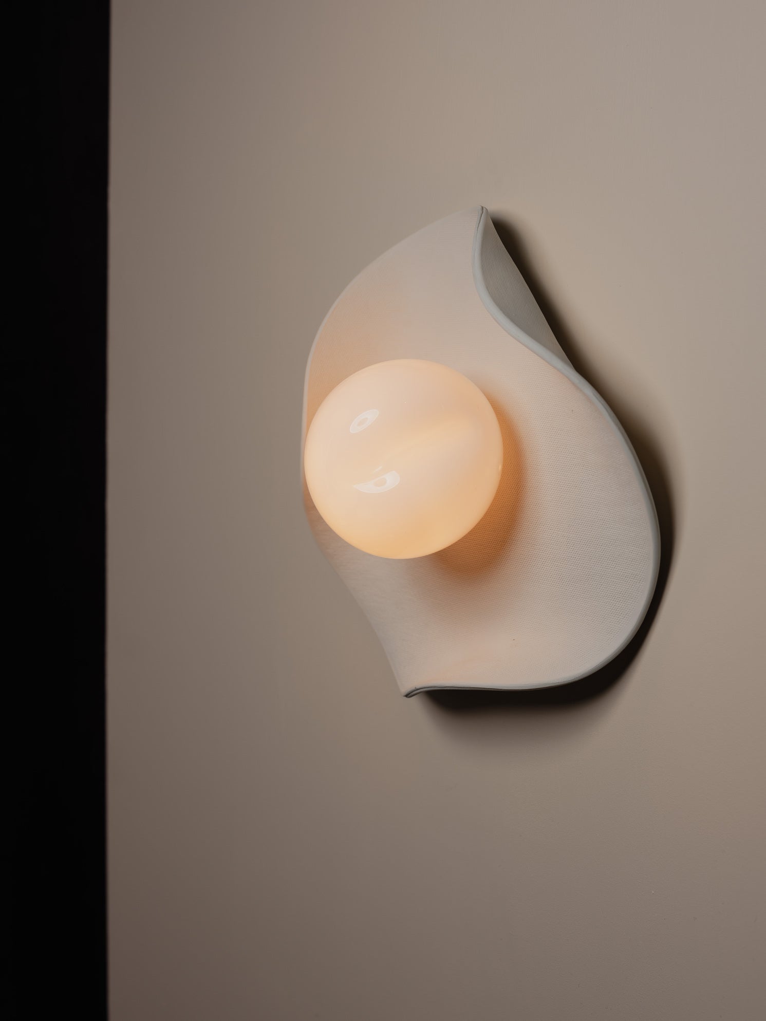 Puddle Stone | Glass & Ceramic Wall Light