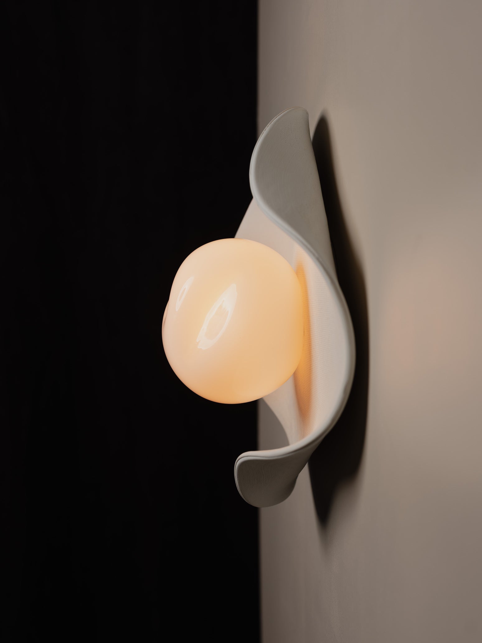 Puddle Stone | Glass & Ceramic Wall Light
