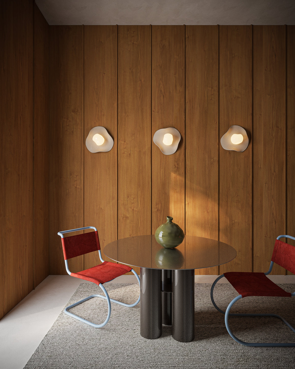 Puddle | Glass & Ceramic Wall Light