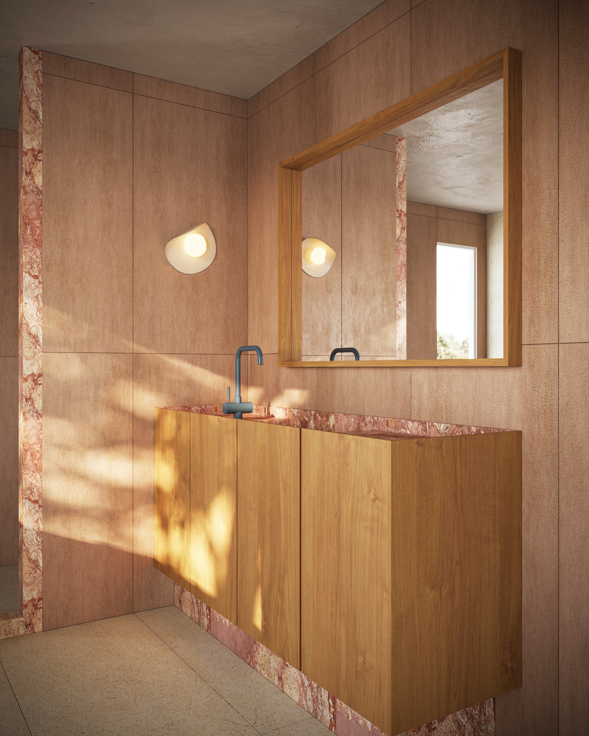 Pond | Glass & Ceramic Wall Light