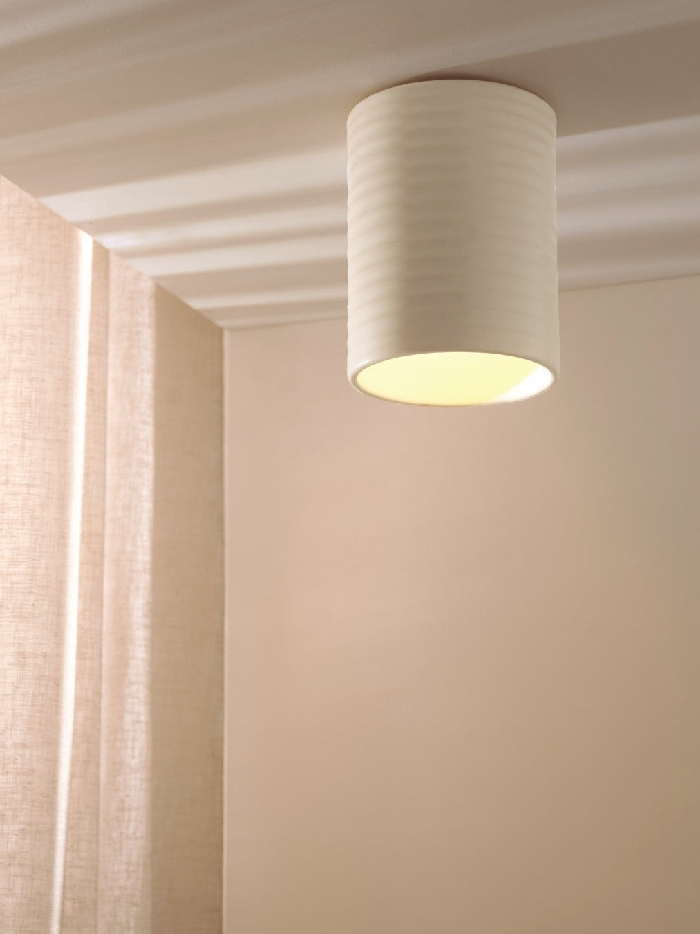 Wobbly Dawn Surface Mount | Ceramic Ceiling Light