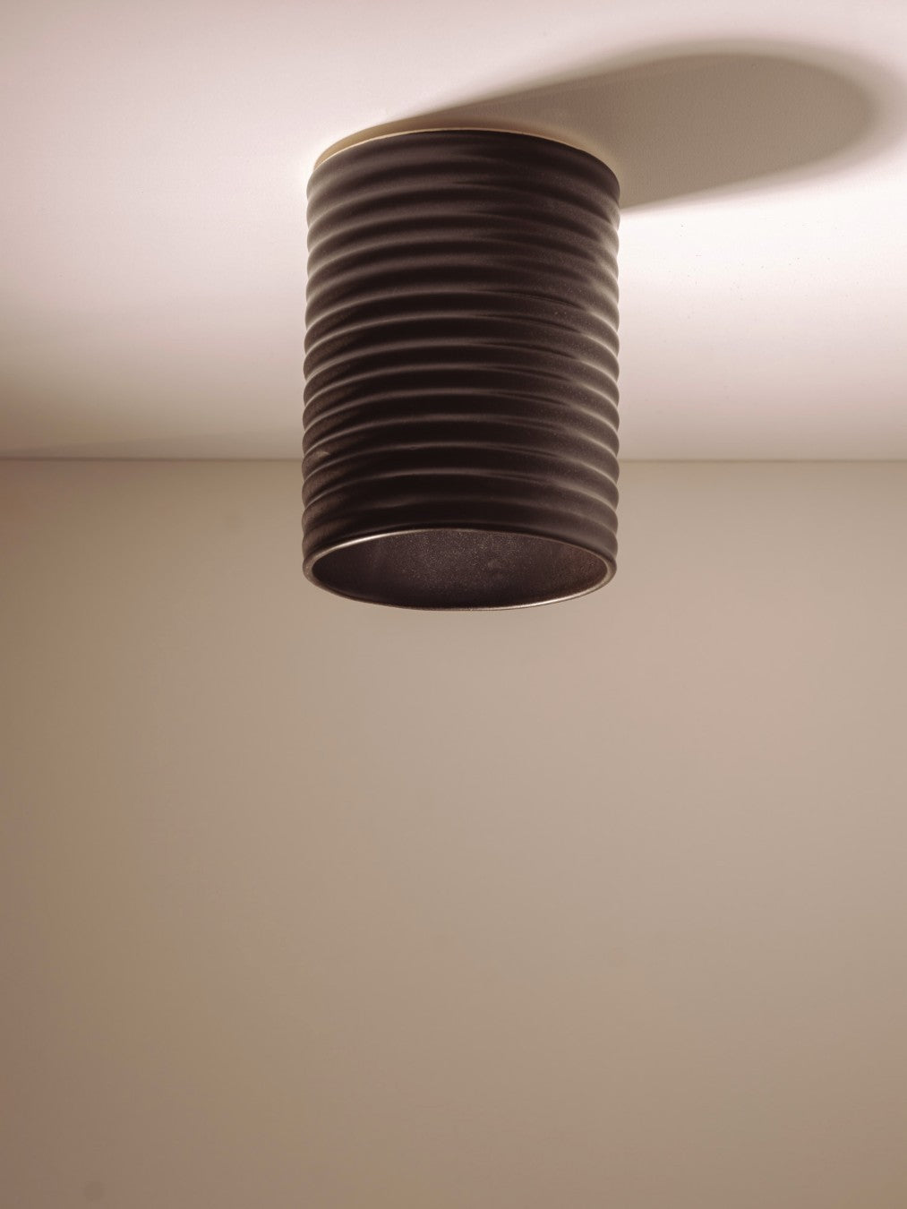 Wobbly Slate Surface Mount | Ceramic Ceiling Light