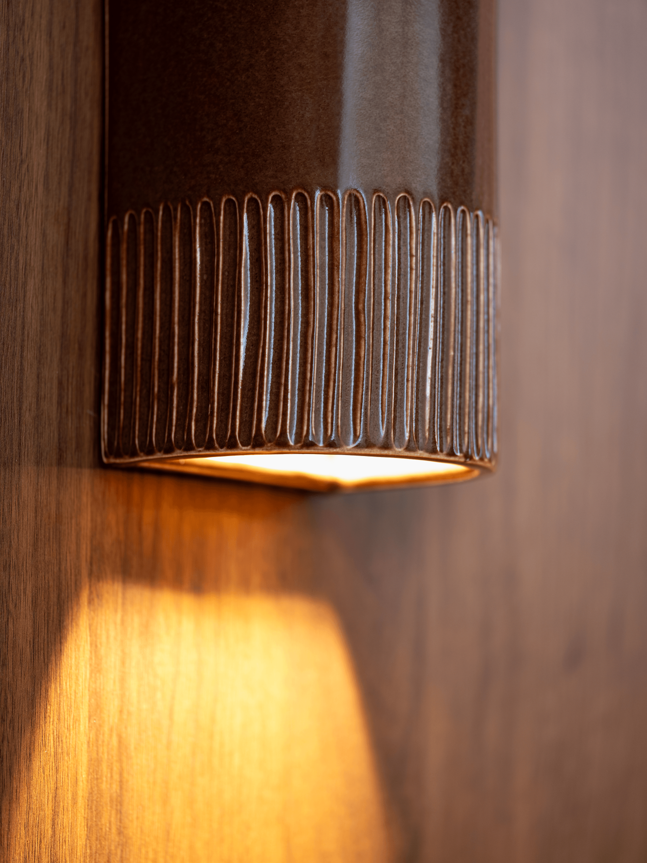 Choccy Milk | Day Tall | Ceramic Wall Light