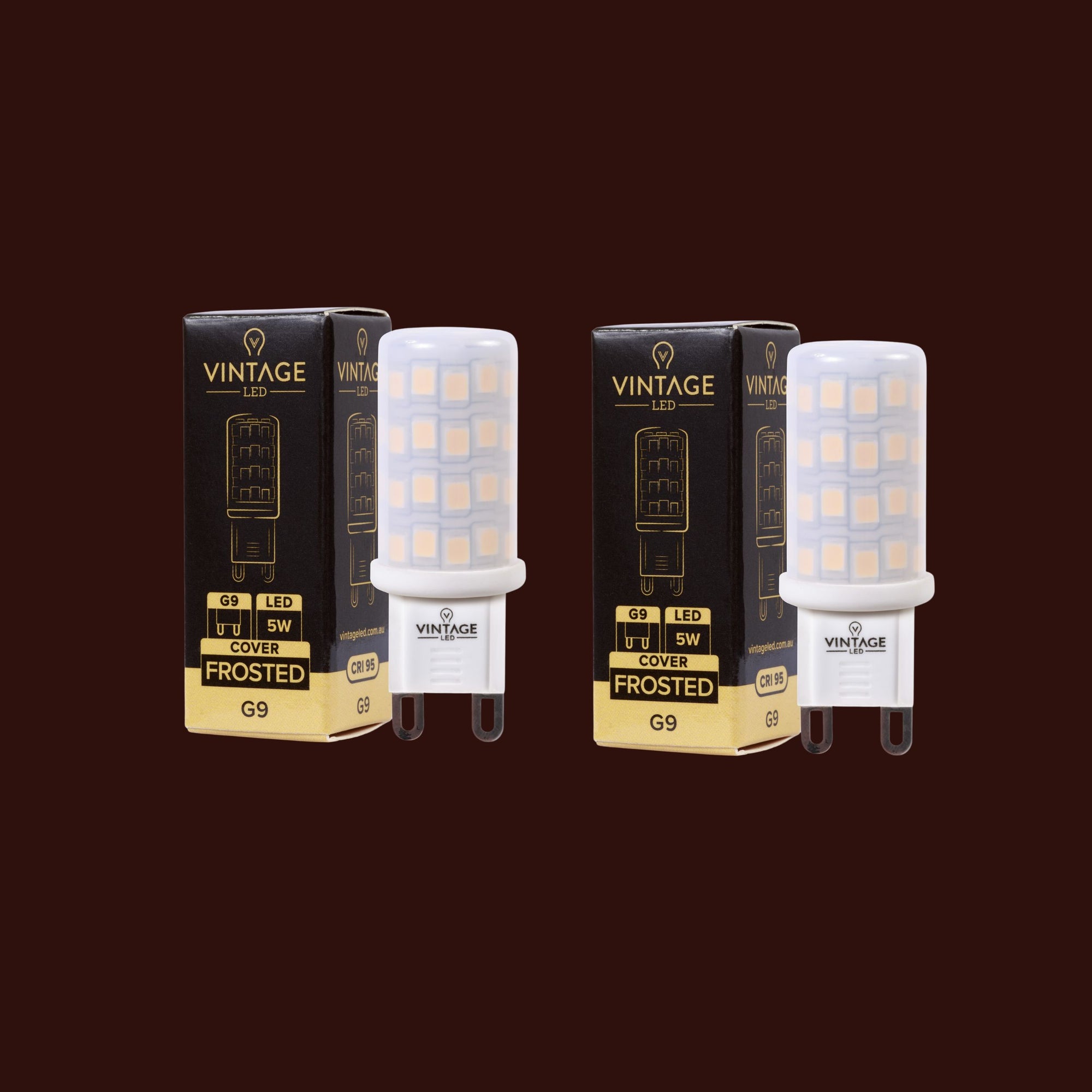 Pair of G9 5W 2700k Dimmable Globes