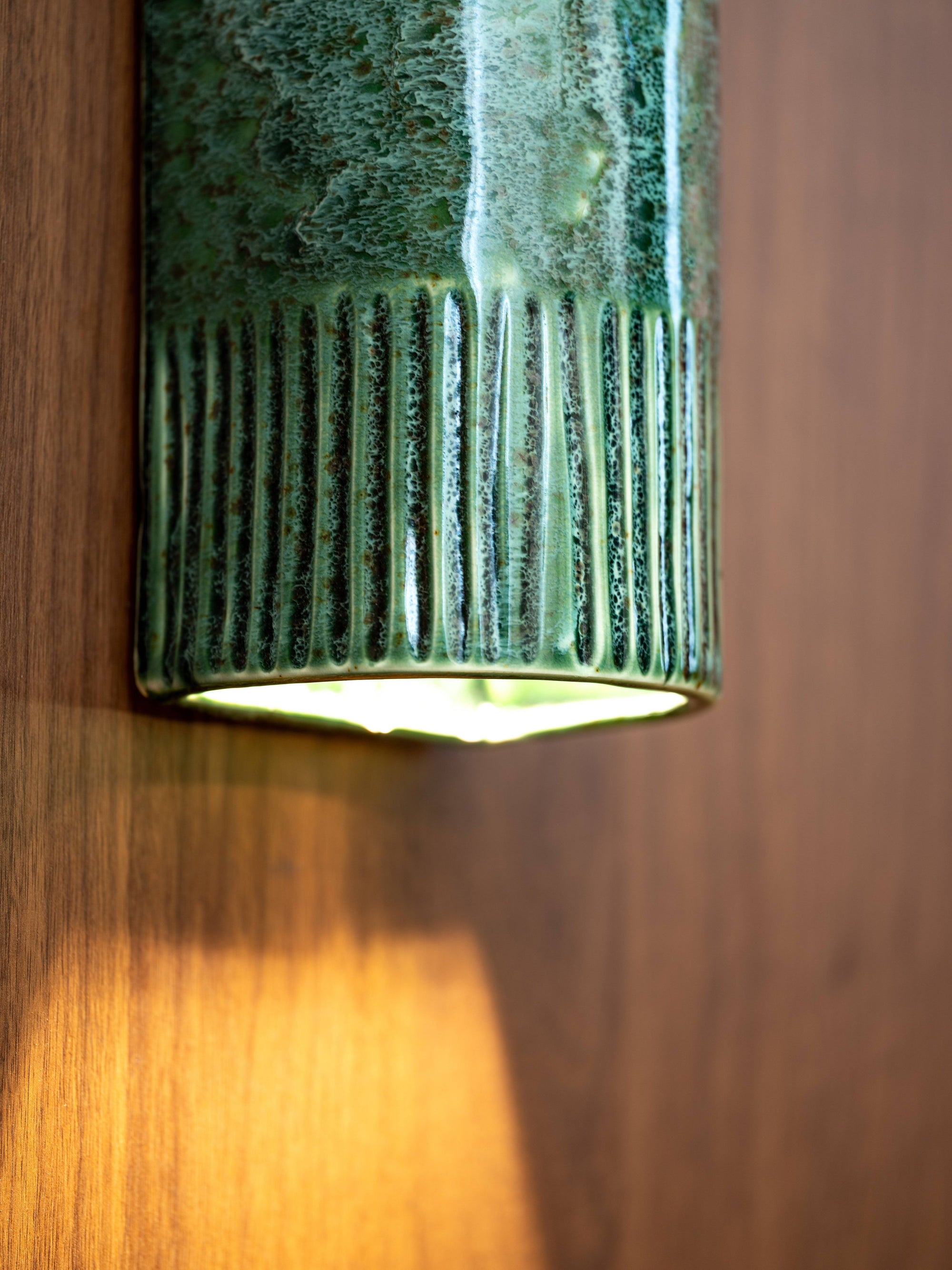 Pickled Olives | Day Tall | Ceramic Wall Light