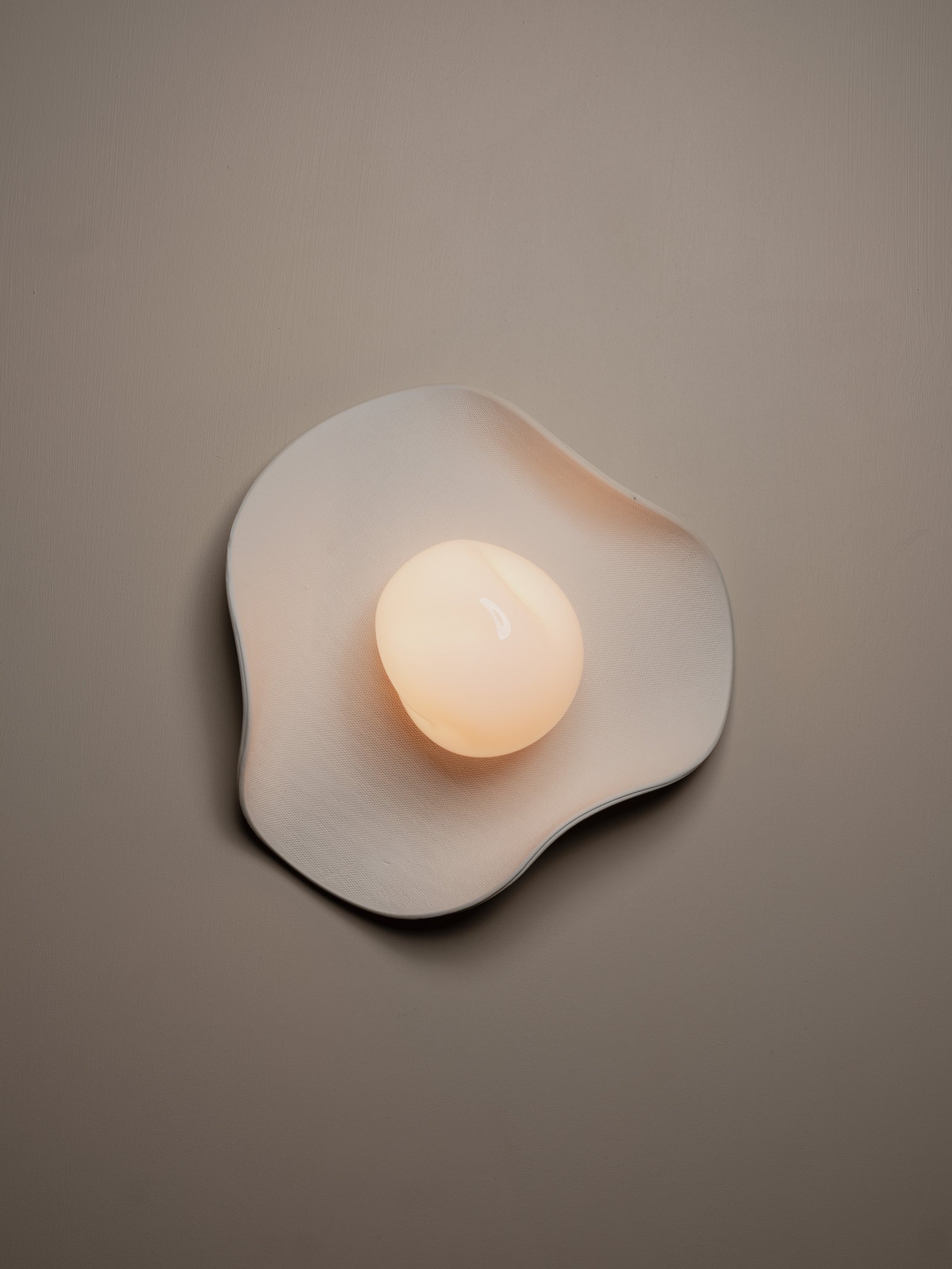 Puddle Stone | Glass & Ceramic Wall Light
