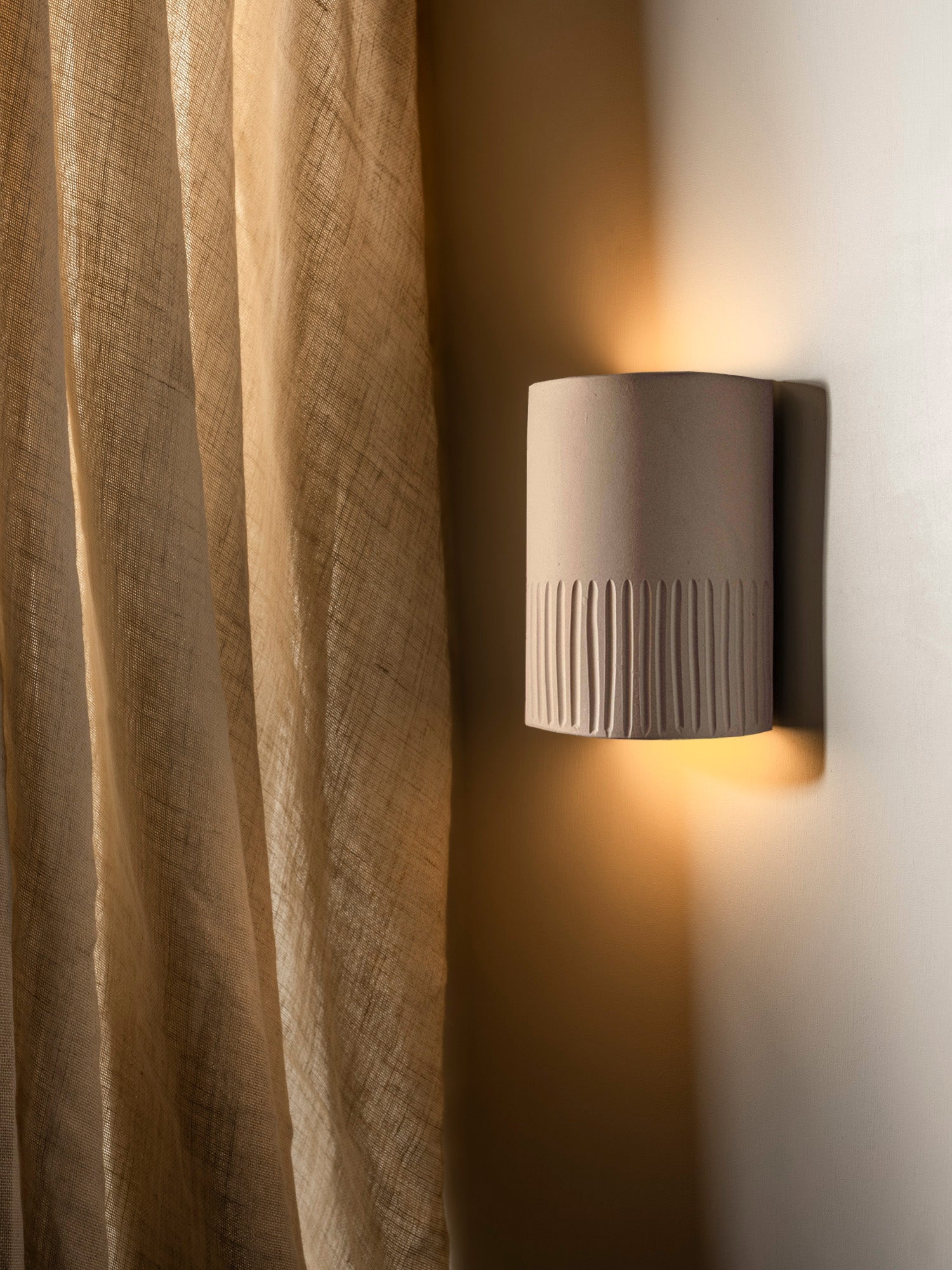 Stone Short | Ceramic Wall Light