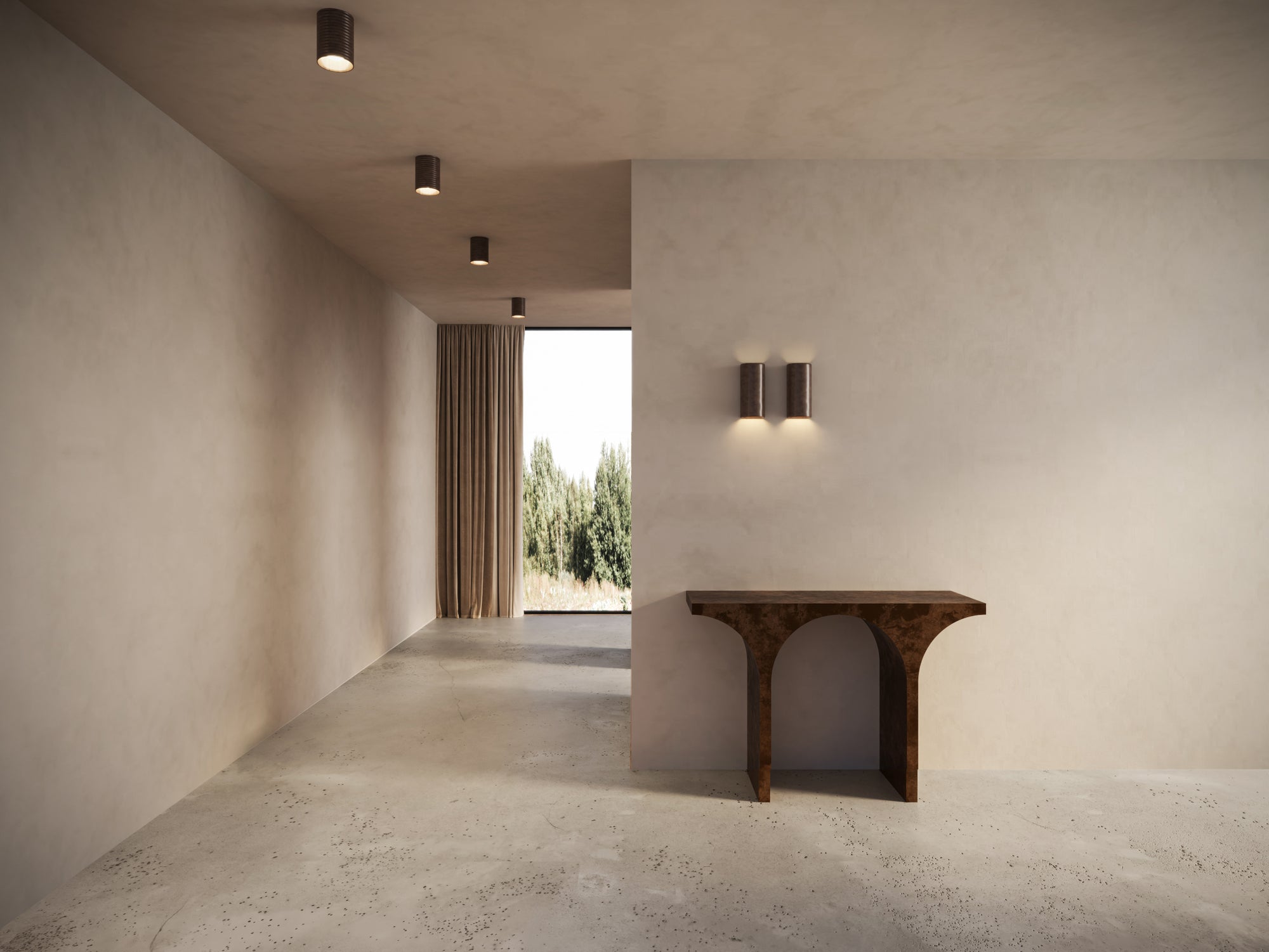 Slate Tall | Ceramic Wall Light