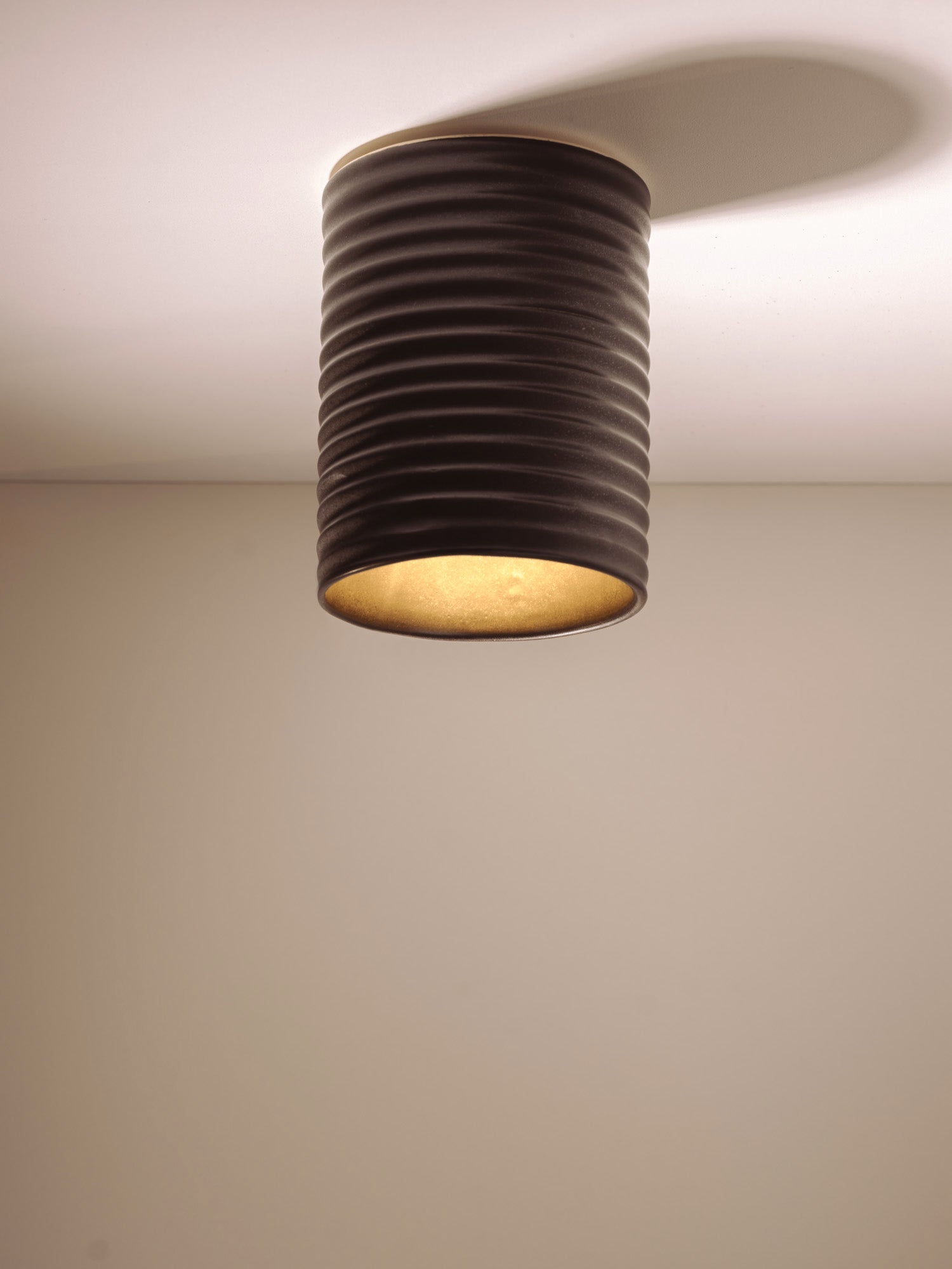 Wobbly Slate Surface Mount | Ceramic Ceiling Light