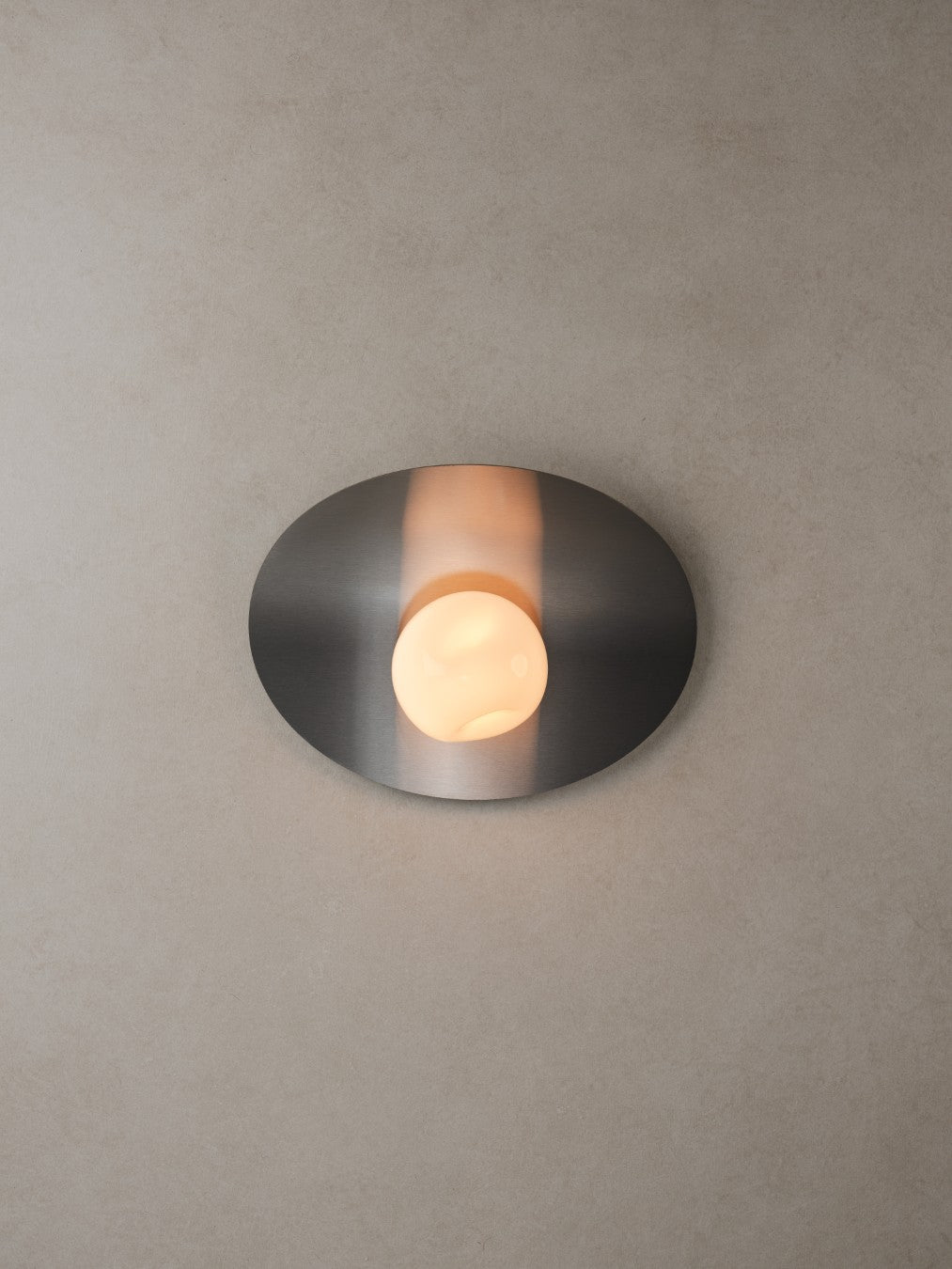 Wink | Glass & Stainless Steel Wall Light