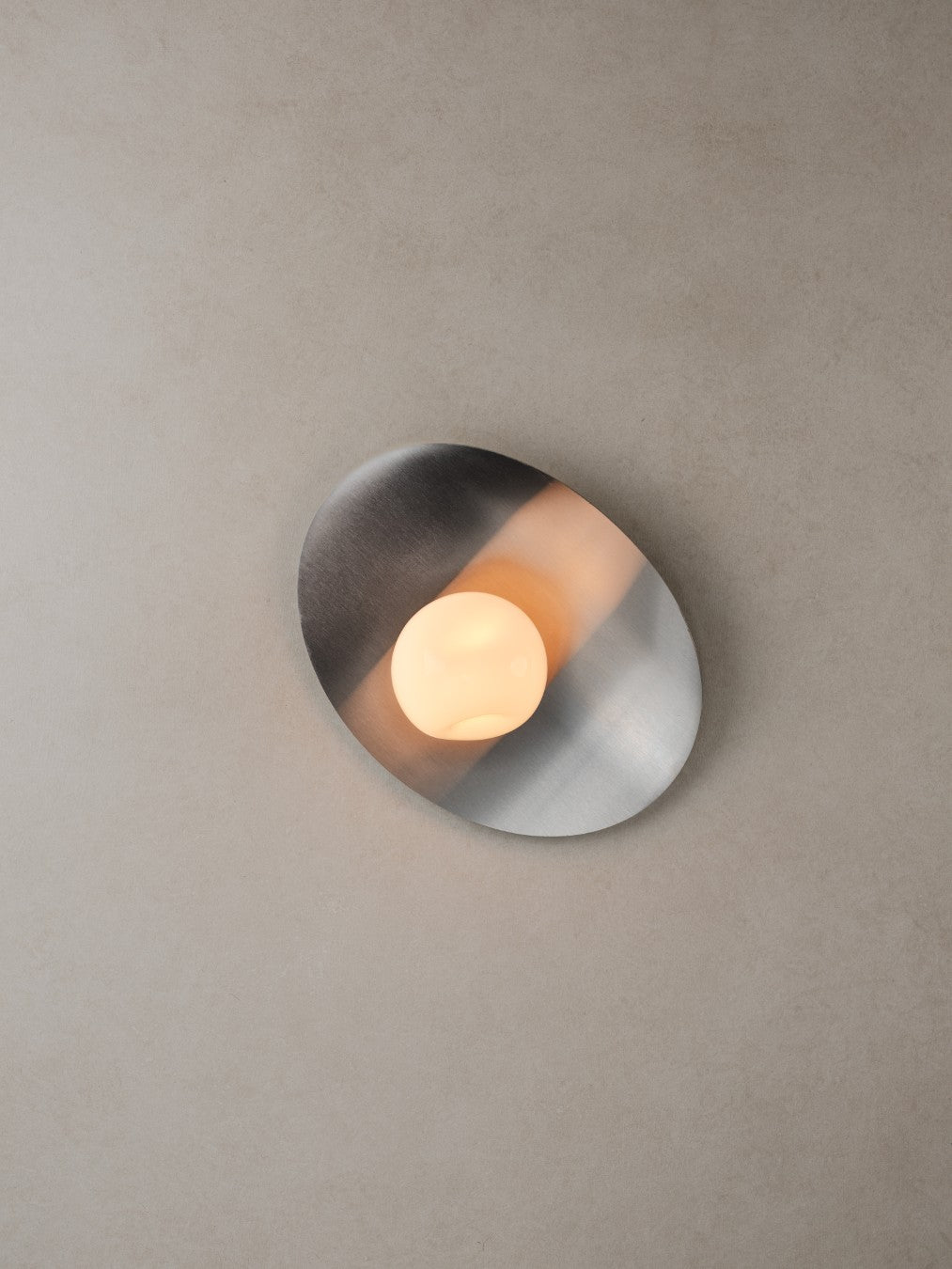 Wink | Glass & Stainless Steel Wall Light