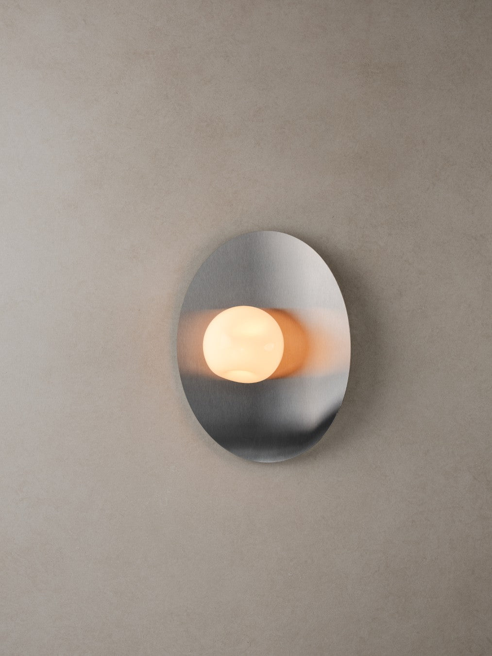 Wink | Glass & Stainless Steel Wall Light