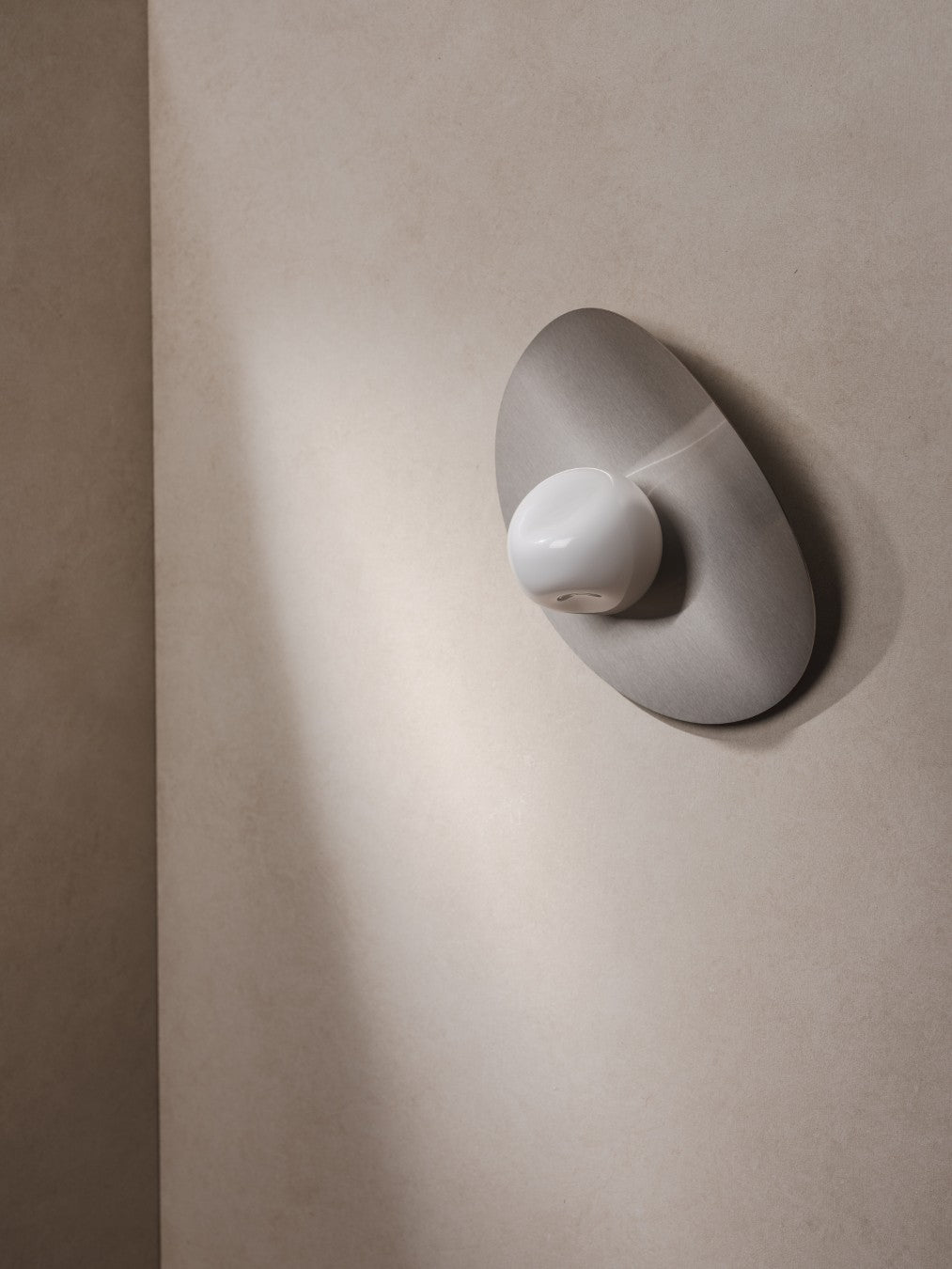 Wink | Glass & Stainless Steel Wall Light