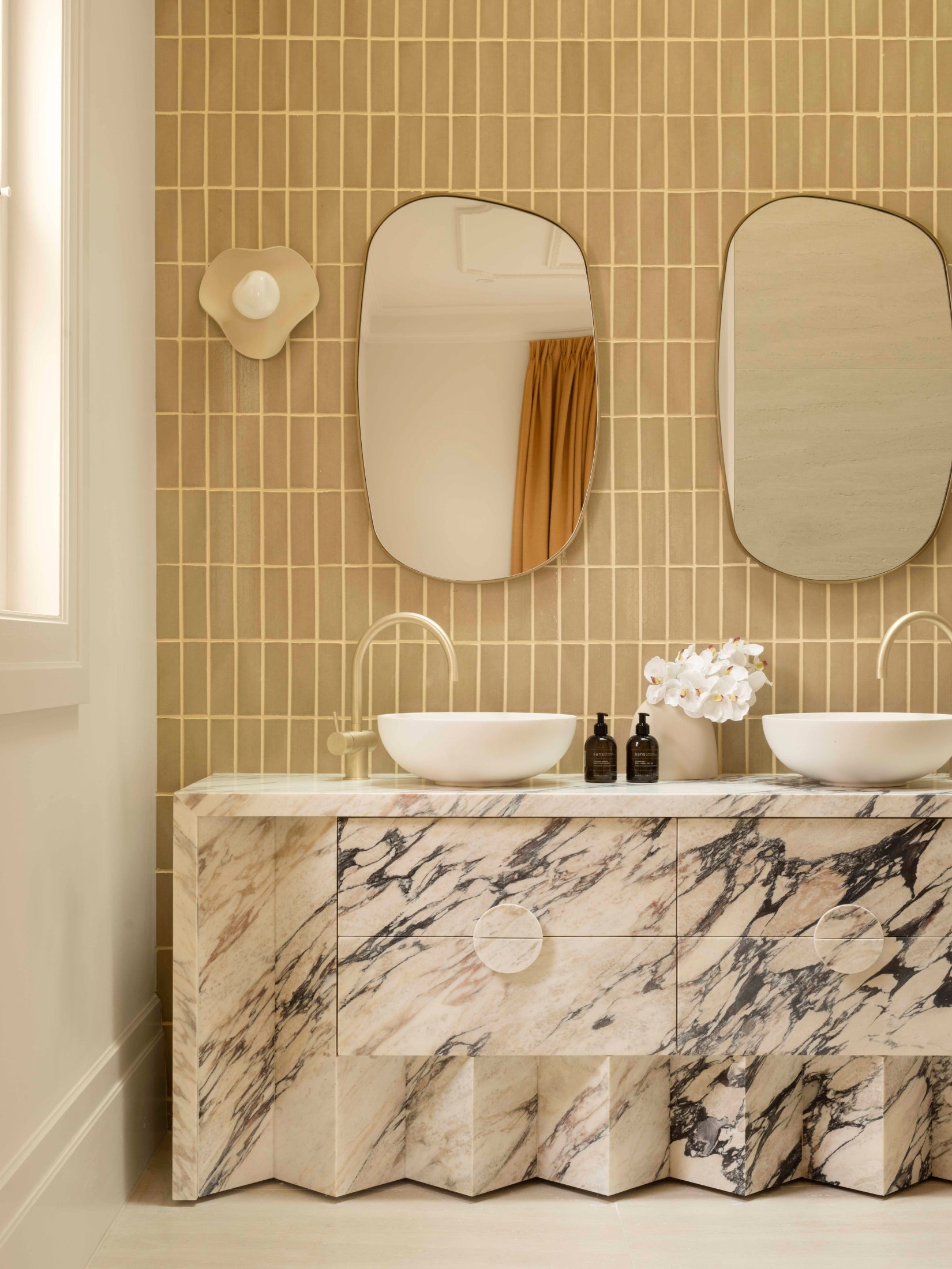 Puddle Stone | Glass & Ceramic Wall Light